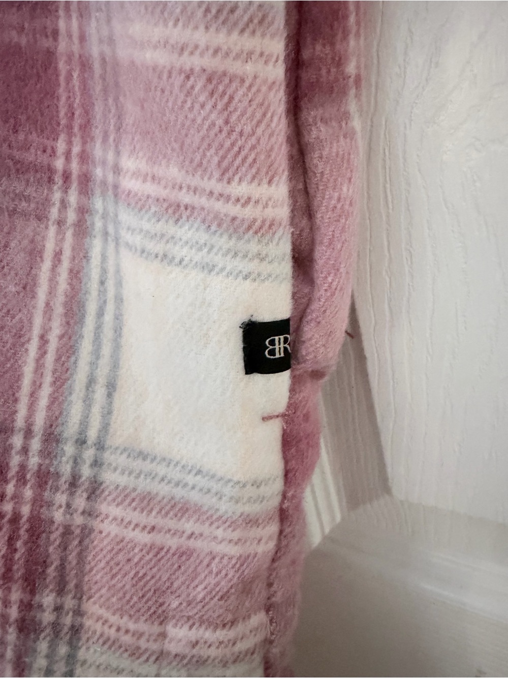 Banana Republic plaid longline shacket sz XL - Picture 3 of 7